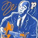 skip james playing guitar art