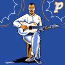 portrait of willie brown with guitar